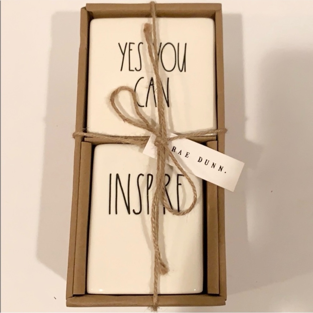 Yes You Can! + INSPIRE - Gift Set‎ by Rae Dunn NEW!